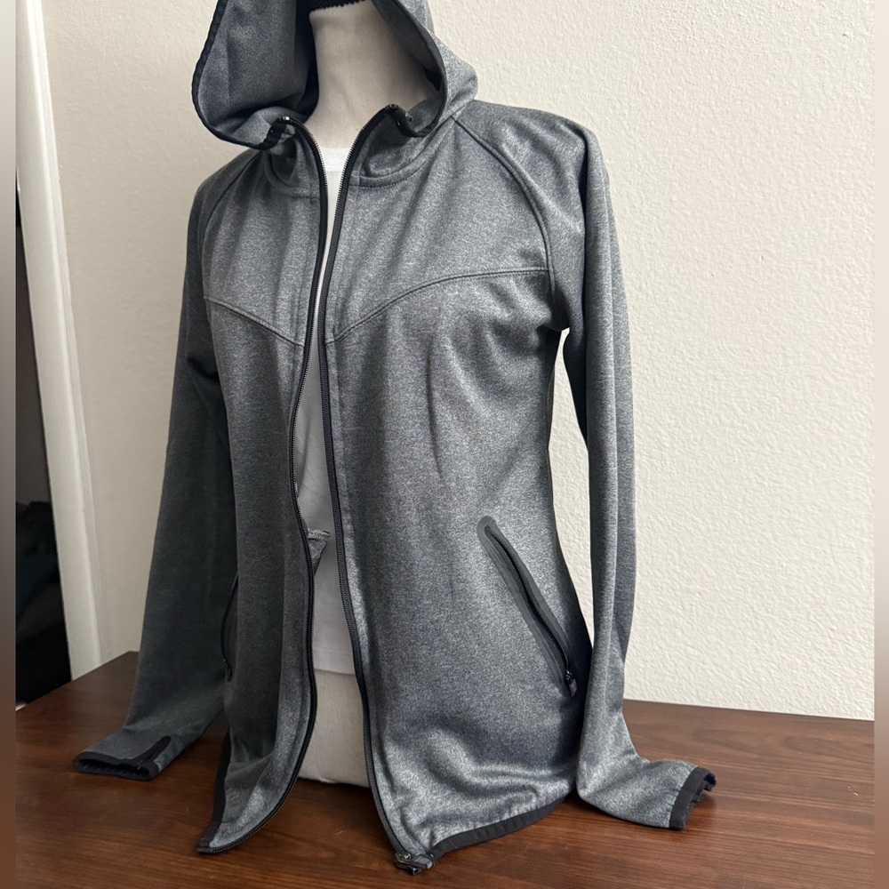 Avia Women's Charcoal Active Utility Hoodie Jacket